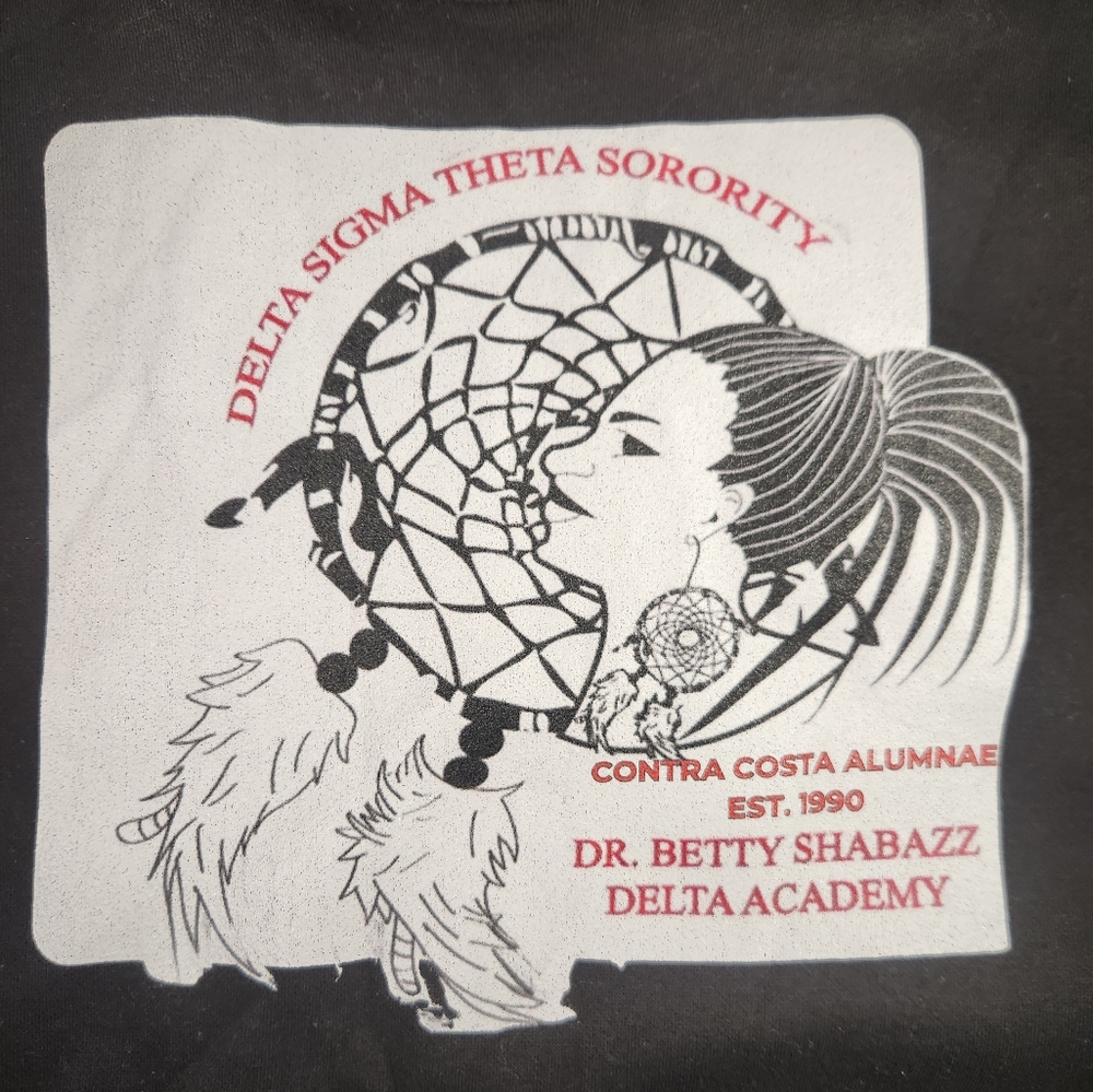 NWOT Women's Delta Sigma Theta Sorority Dr. Betty Shabazz Delta Academy Hoodie - Picture 2 of 5